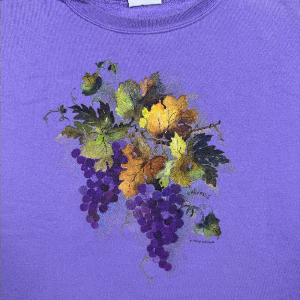 Vintage‎ 90s soft as a grape sweatshirt
